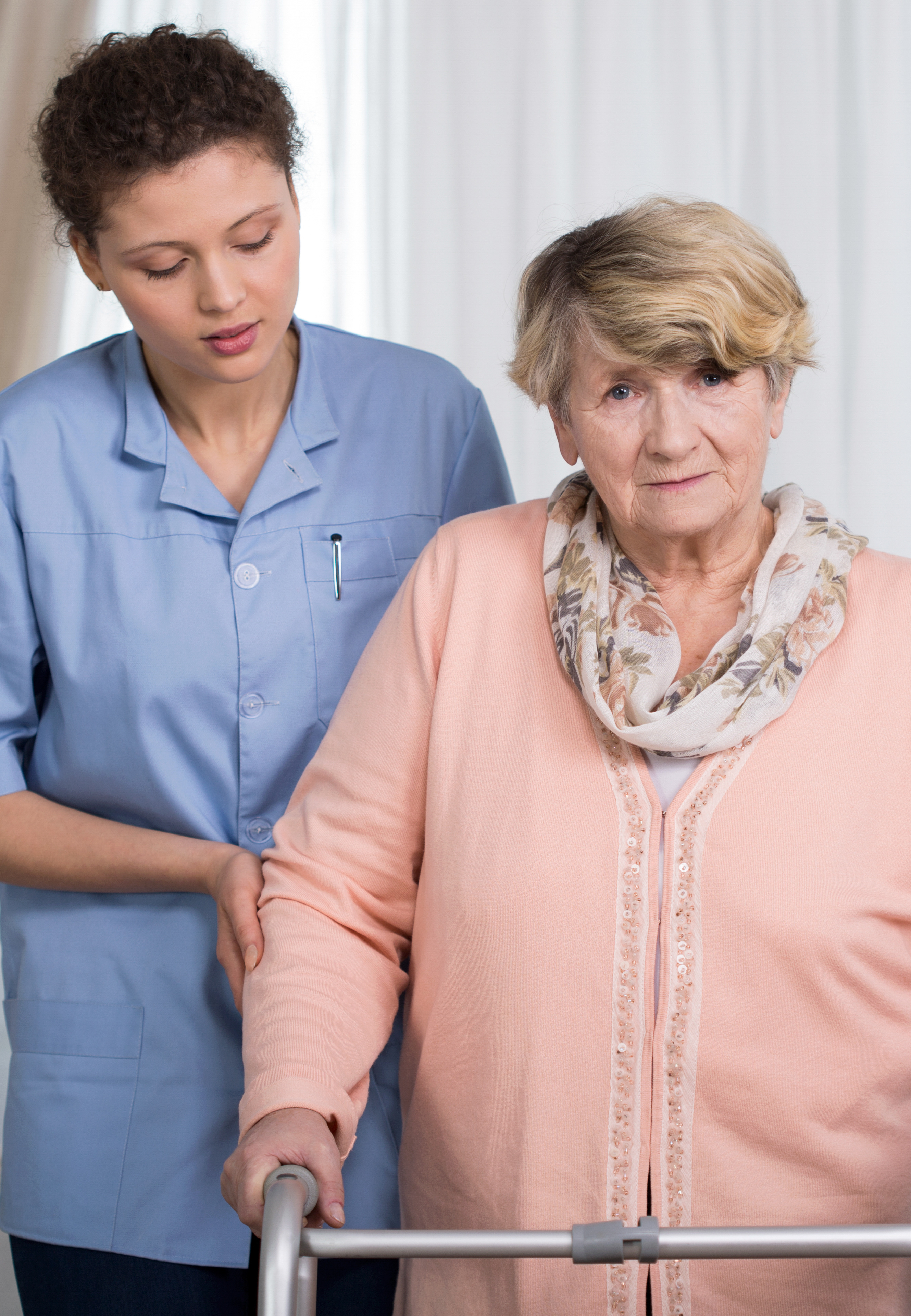 image of a nurse and an adult